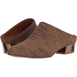 Aquatalia Fife Fabric & Metallic Mule Slides, 9